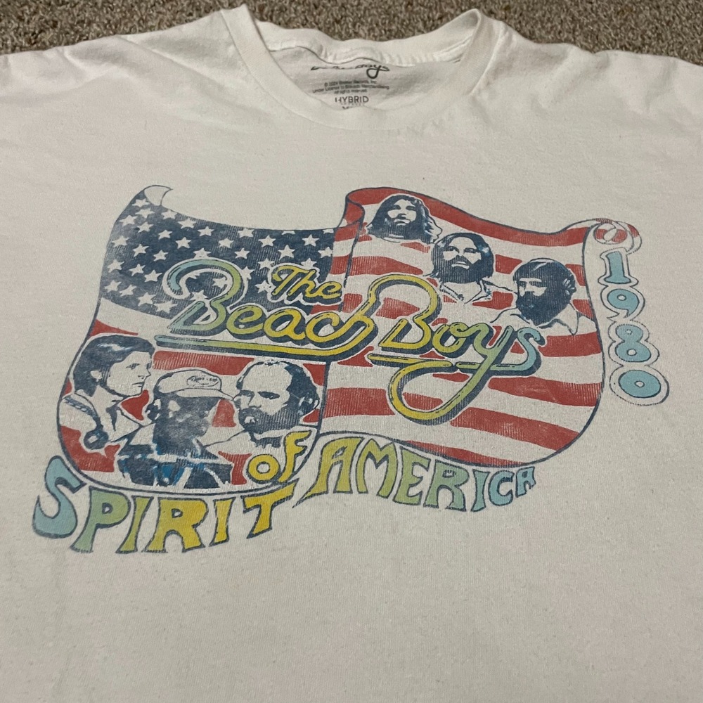 The Beach Boys Spirit of America 1980 T-Shirt Band Tee XXL
